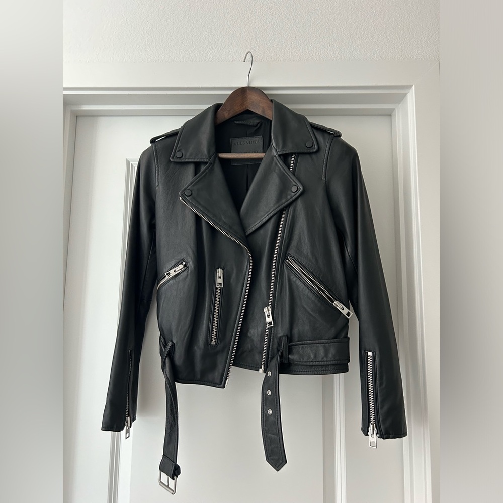 All Saints Balfern Leather Jacket